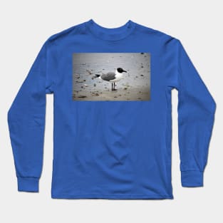 Laughing Gull At The Beach Long Sleeve T-Shirt